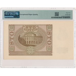 100 złotych 1940 - ZWZ - B - PMG 65 EPQ