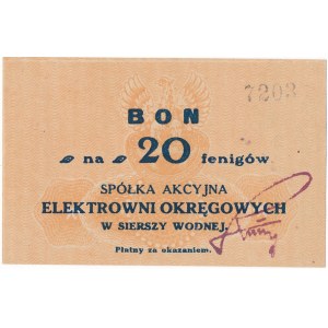 Siersza Wodna, 20 fenigów 1919