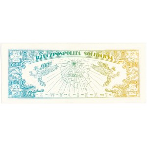 Solidarność, cegiełka 200 złotych 1983 - Jan Paweł II -
