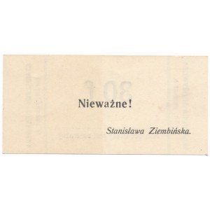 Lwów, Stanisława Ziembińska - Składnica Spożywcza, bon na 30 fenigów