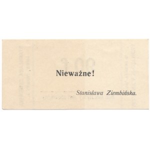 Lwów, Stanisława Ziembińska - Składnica Spożywcza, bon na 90 fenigów