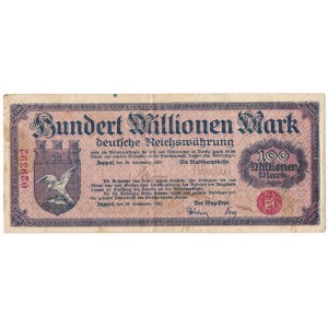 Sopot (Zoppot), 100 million Mark 1923