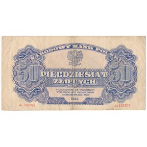 50 złotych 1944 ...owe - Ap -
