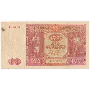 100 złotych 1946 - D -