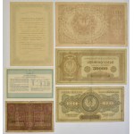 Zestaw, banknoty polskie, bon i świadectwo 1916-1971 (16 szt.)