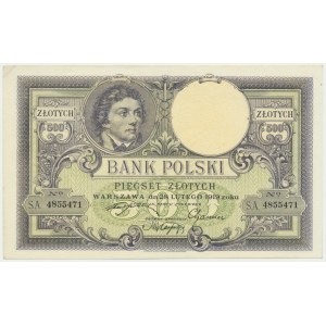 500 złotych 1919 - S.A. -