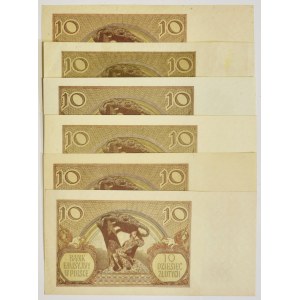 10 złotych 1940 (6 szt.)