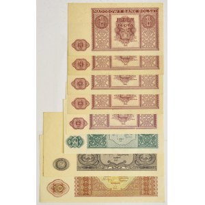 Zestaw, 1-10 złotych 1946 (8 szt.)