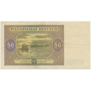 50 złotych 1946 - A - pierwsza seria