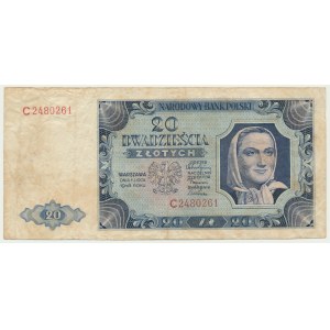 20 złotych 1948 - C -
