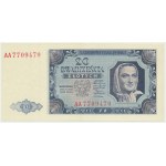 20 złotych 1948 - AA - BARDZO RZADKA SERIA