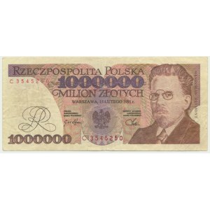 1 milion złotych 1991 - C - falsyfikat - RZADKI TYP