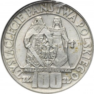 100 złotych 1966 Mieszko i Dąbrówka - GCN MS62