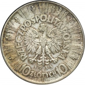 Piłsudski, 10 złotych 1935 - GCN AU53
