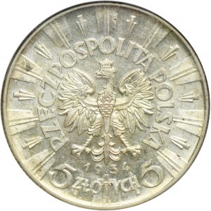 Piłsudski, 5 złotych 1934 - GCN AU55