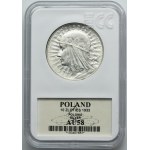 Głowa Kobiety, 10 złotych Warszawa 1933 - GCN AU58