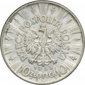 Piłsudski, 10 złotych 1935 - GCN AU50