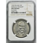 Traugutt, 10 złotych 1933 - NGC UNC DETAILS