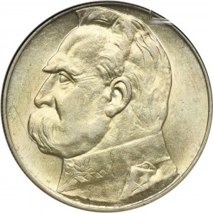 Piłsudski, 10 złotych 1936 - GCN AU55
