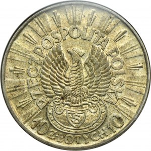 Piłsudski Strzelecki, 10 złotych 1934 - GCN AU55