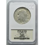 Głowa Kobiety, 10 złotych Warszawa 1933 - GCN AU53