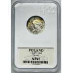 Kobieta i kłosy, 1 złoty Londyn 1925 - kropka po dacie - GCN XF45