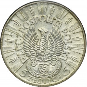 Piłsudski Strzelecki, 5 złotych 1934 - GCN AU55