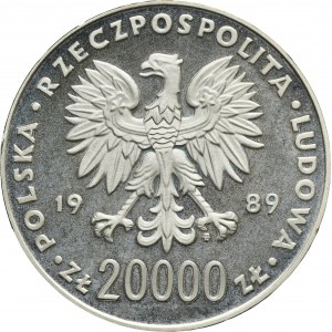 20.000 złotych 1989 Mistrzostwa Świata w Piłce Nożnej Włochy 1990