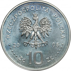 10 złotych 2005 Stanisław August Poniatowski, popiersie