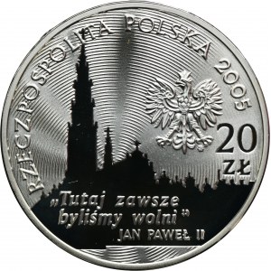 20 złotych 2005 350-lecie Obrony Jasnej Góry