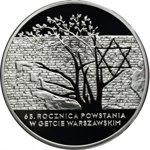 20 złotych 2008 65. Rocznica Powstania w Getcie Warszawskim