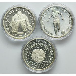 Zestaw, 500 złotych 1986-1987 (3 szt.)