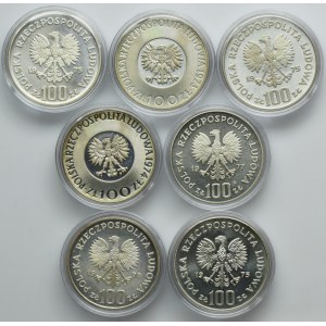 Zestaw, 100 złotych 1973-1978 (7 szt.)