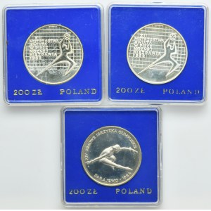 Zestaw, 200 złotych 1982-1984 (3 szt.)