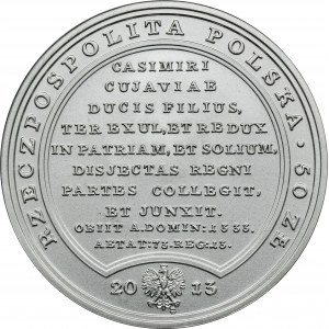 Skarby Stanisława Augusta, 50 złotych 2013 Władysław Łokietek
