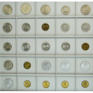 Zestaw, 2-10 złotych 1959-1990 (25 szt.)