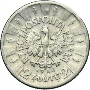 Piłsudski, 2 złote 1934