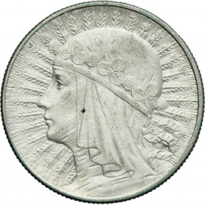 Głowa Kobiety, 5 złotych Warszawa 1933