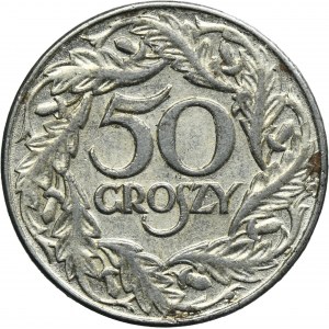 German Occupation, 50 groschen 1938