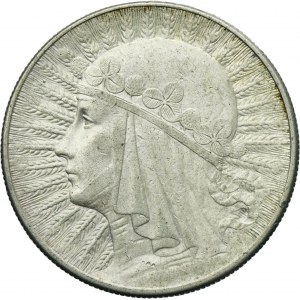 Głowa Kobiety, 10 złotych Warszawa 1932
