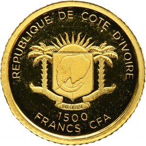 Ivory Coast, 1.500 Francs 2013 Kennedy