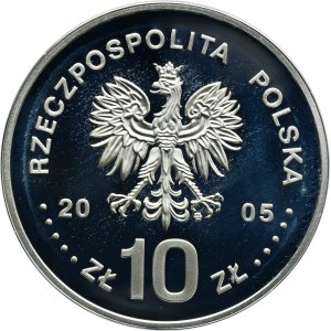 10 złotych 2005 Stanisław August Poniatowski, półpostać