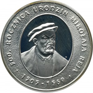 10 złotych 2005 500. rocznica urodzin Mikołaja Reja