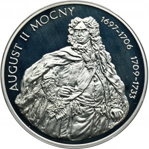 10 złotych 2005 August II Mocny, półpostać