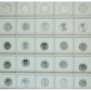 Zestaw, 1 złoty 1967-1988 (25 szt.)
