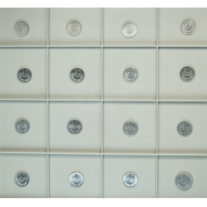 Zestaw, 20-50 groszy 1957-1985 (16 szt.)