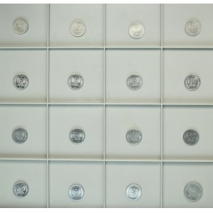 Zestaw, 20-50 groszy 1957-1985 (16 szt.)
