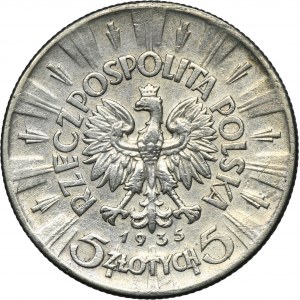 Piłsudski, 5 złotych 1935