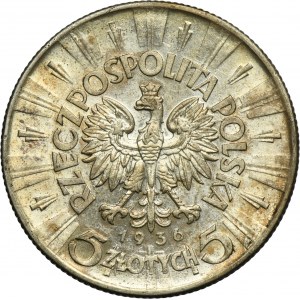 Piłsudski, 5 złotych 1936