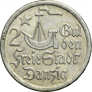 Free City of Danzig, 2 gulden 1923